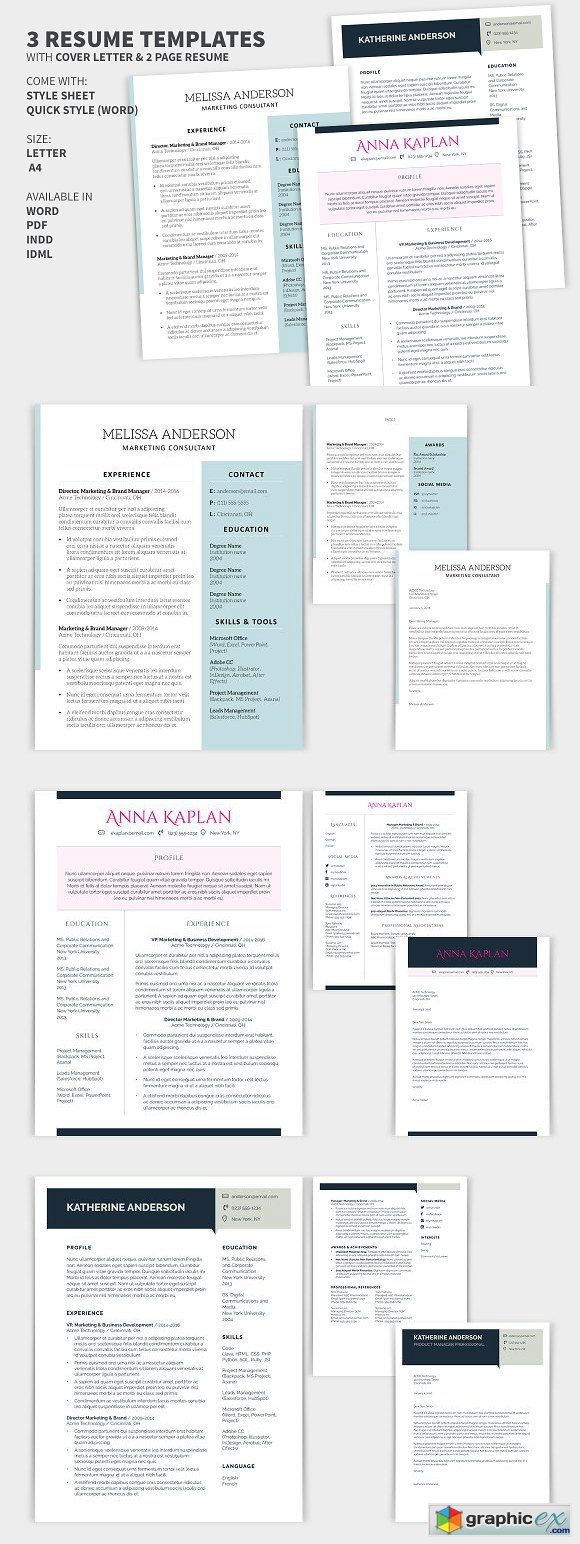 Bundle Cover Letter & 2 Page Resume