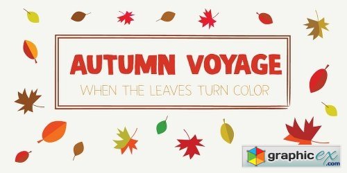 Autumn Voyage Font Family - 5 Fonts