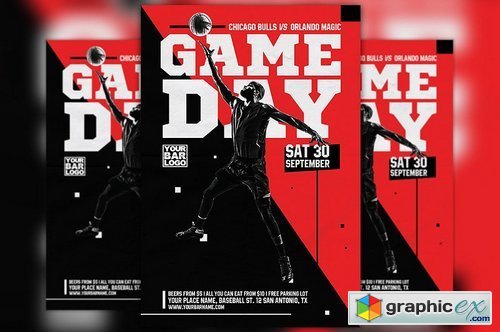 Basketball Game Day Vol 2 Flyer
