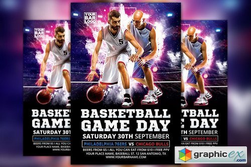 Basketball Game Day Vol 1 Flyer