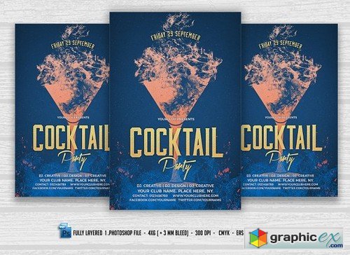 Cocktail Party Flyer 1618393
