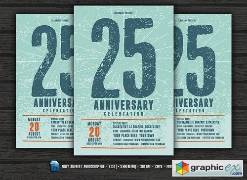 Anniversary Party Flyer 1399217