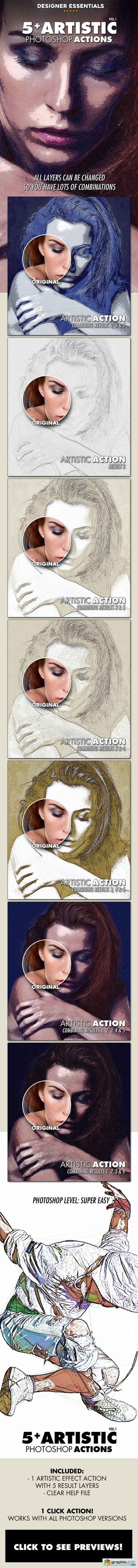 5 Artistic Effect Actions