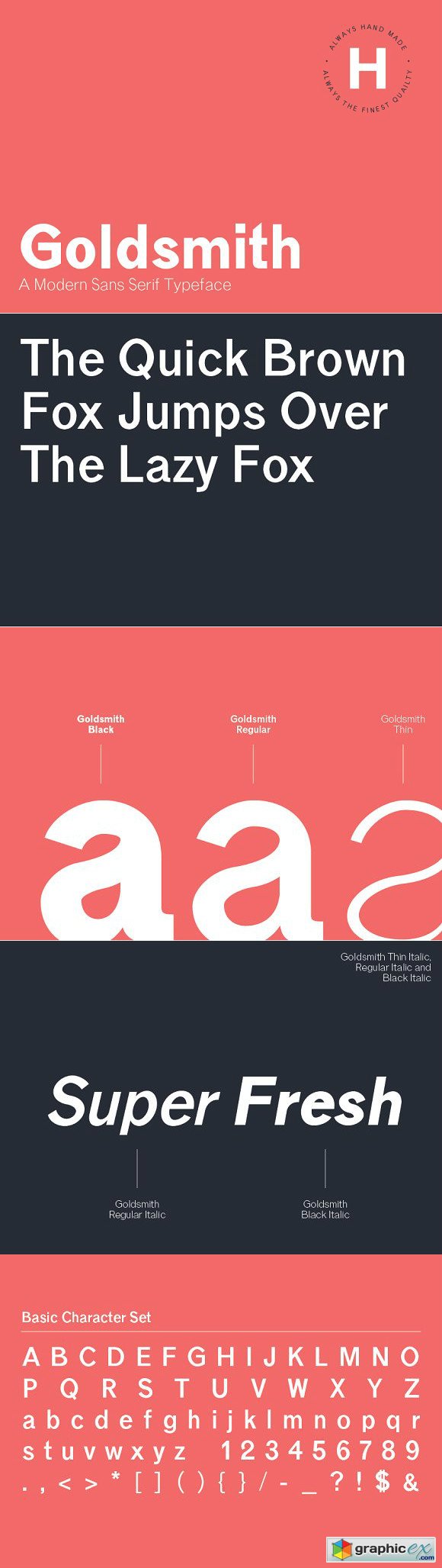 Goldsmith - A Modern Sans Serif