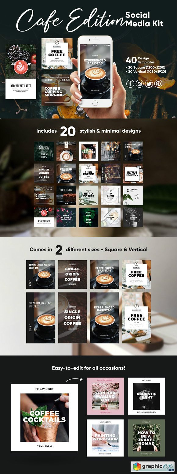 Cafe Edition Social Media Kit