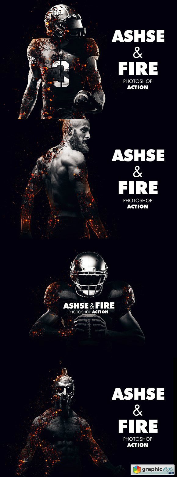 Ashes and Fire Photoshop Action