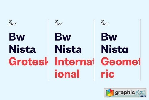 Bw Nista Font Family