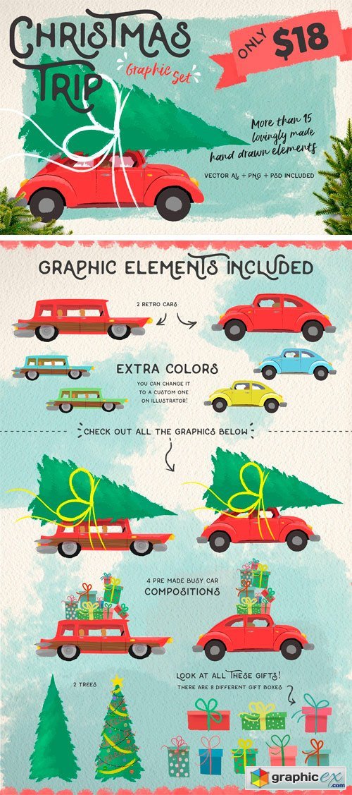 Christmas Trip: a Graphic Set