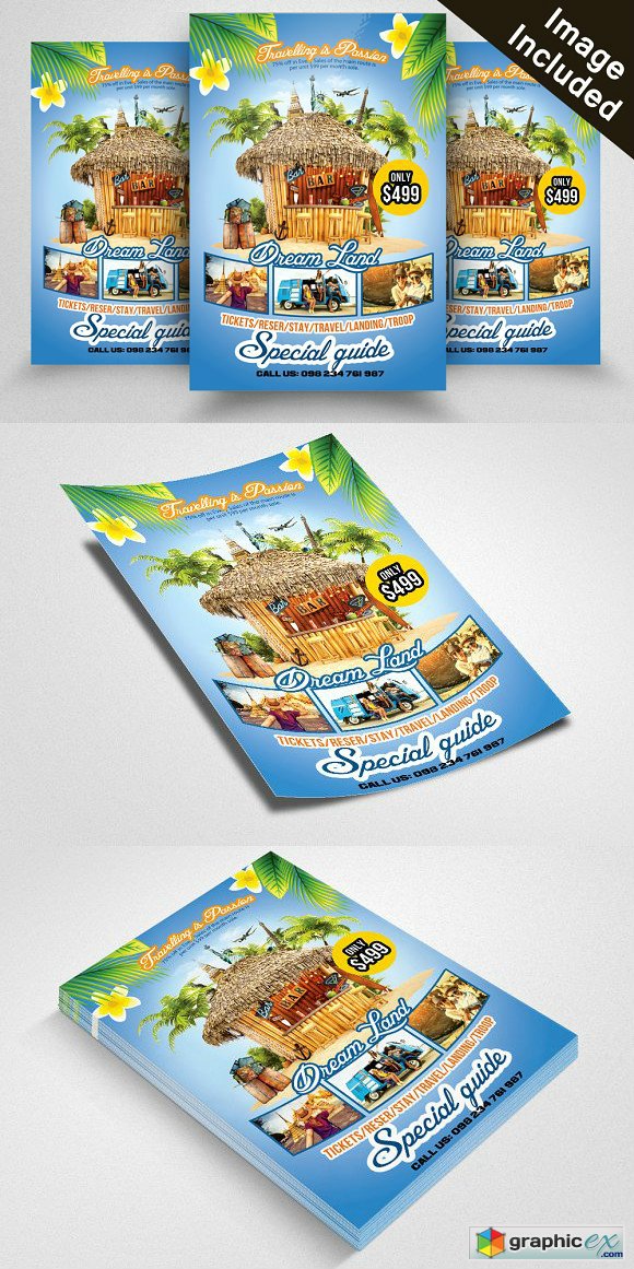 Travelling Agency Promotion Flyer