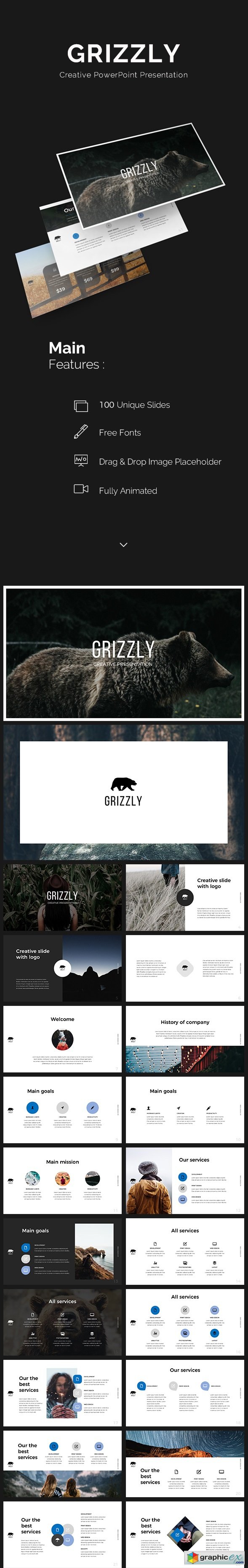 Grizzly PowerPoint Template