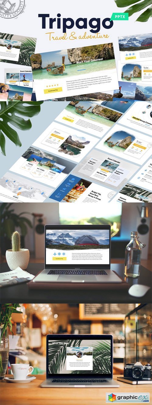 TRIPAGO - Travel Business Powerpoint Template