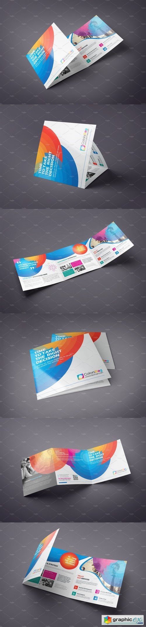 Square Tri Fold Brochure