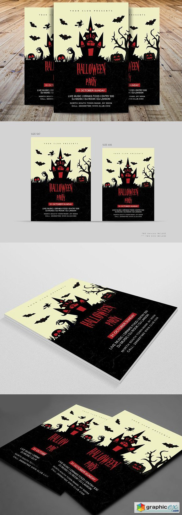 Halloween Party Flyer Template 1918405