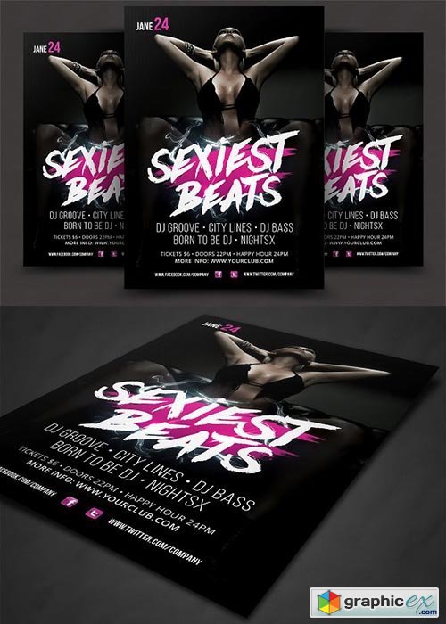 The Night Life Flyer Template