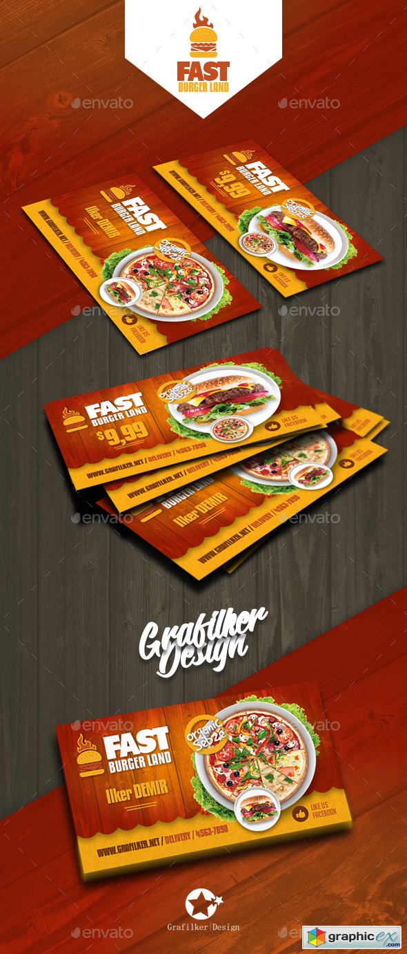 Restaurant Business Card Templates 20760814