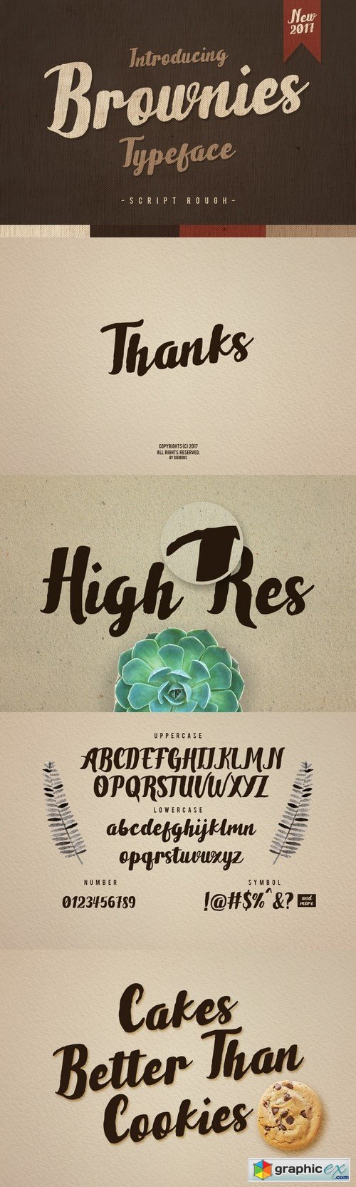 Fontbundles - Brownies Typeface