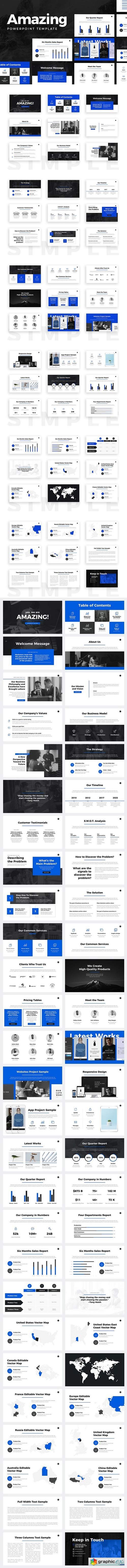 Amazing PowerPoint Template 1890650