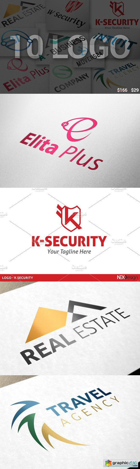 10 Business Logo Bundle - SK