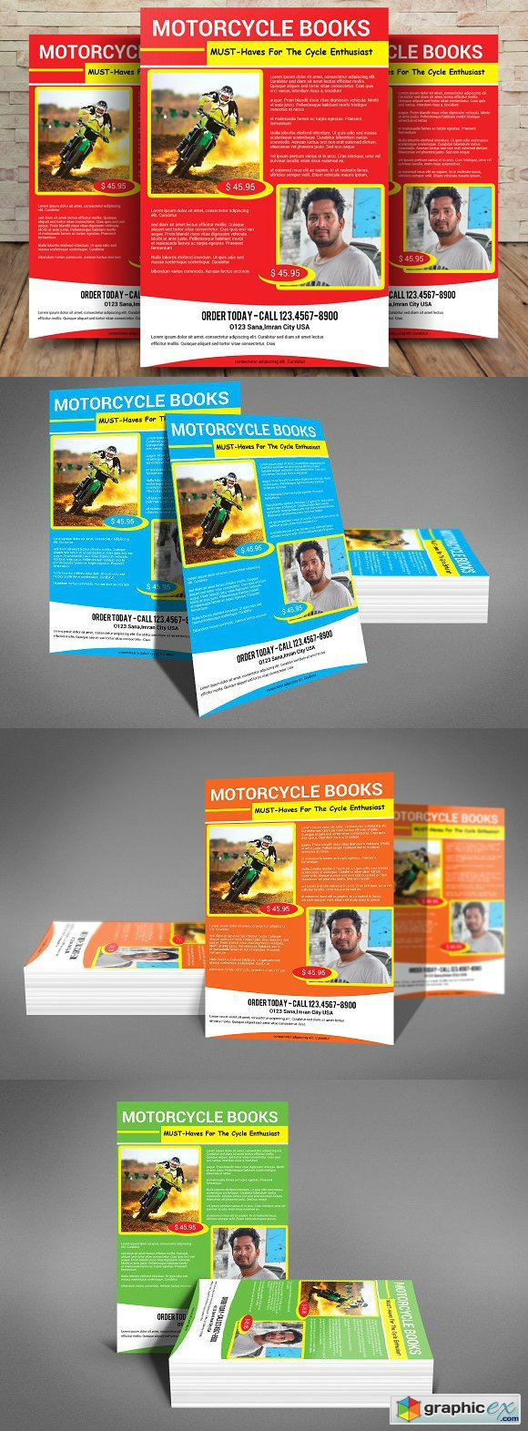 MOTORCYCLE BOOKS FLYER