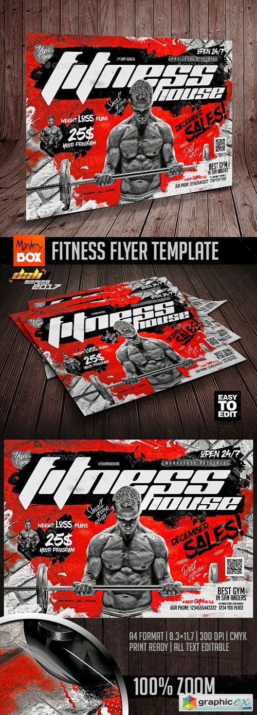 Fitness Flyer Template 20831184