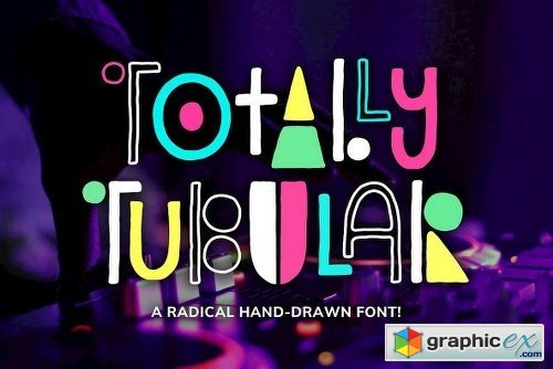 Totally Tubular Font Family - 2 Fonts