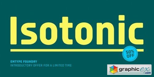 Isotonic Font Family - 10 Fonts