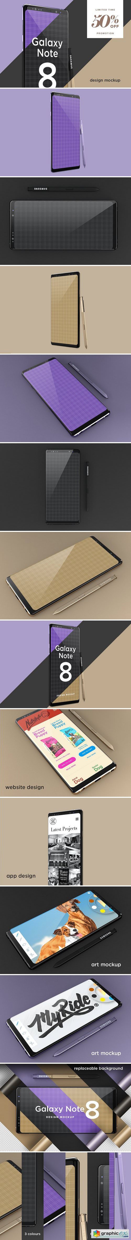 Samsung Galaxy Note 8 Design Mockup