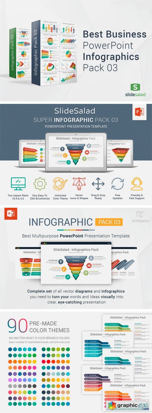Top PowerPoint Infographics Pack 3