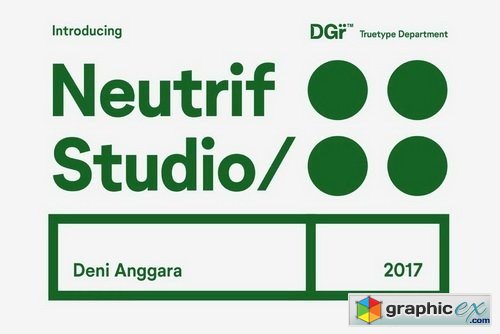 Neutrif Studio Font Family