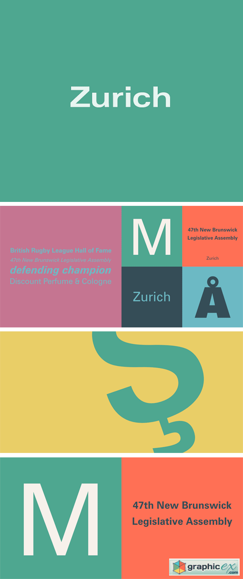 Zurich Font Family