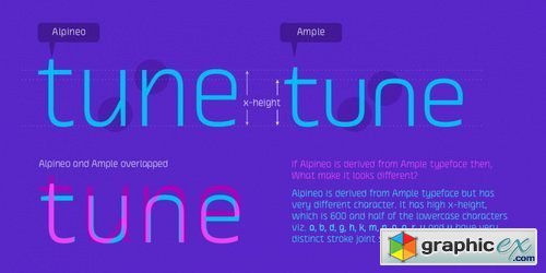 Alpineo Font Family