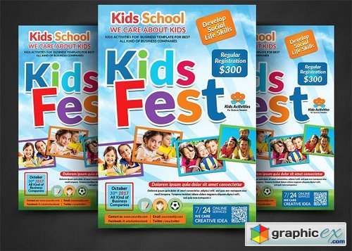 Kids Summer Camp Flyer 1366804