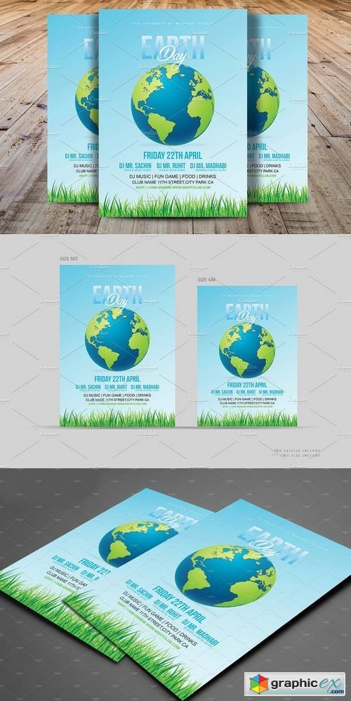 Earth Day Flyer Template 1393474