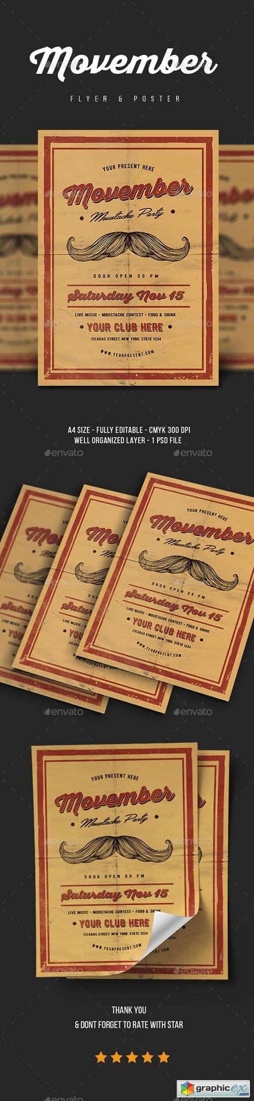 Movember Flyer Vol.2