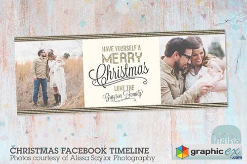 HC016 Christmas Facebook Timeline