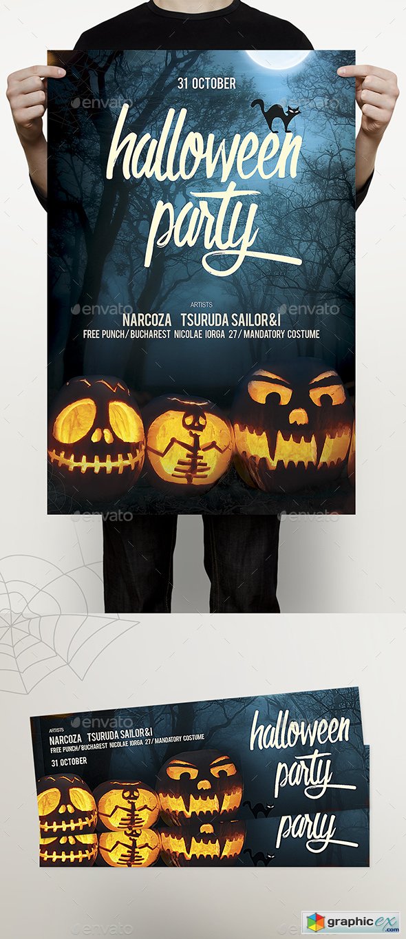 Halloween Flyer 17977501