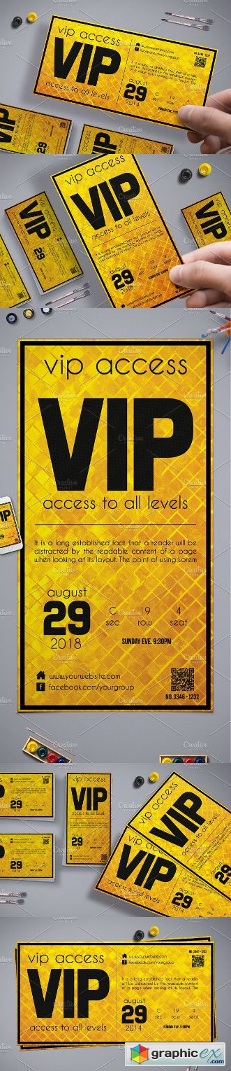 Golden Style VIP Pass Card