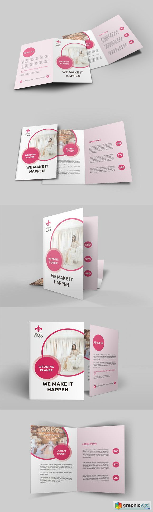 Wedding Services Bi Fold Brochure