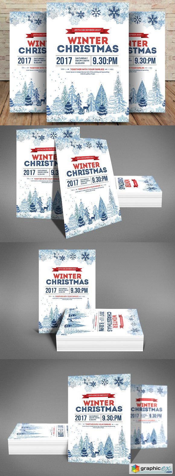 Winter Sounds-Christmas Party Flyer