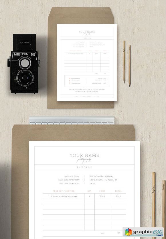 Invoice Template for Photographers 2020755
