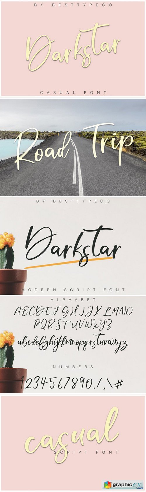 Darkstar Script Font