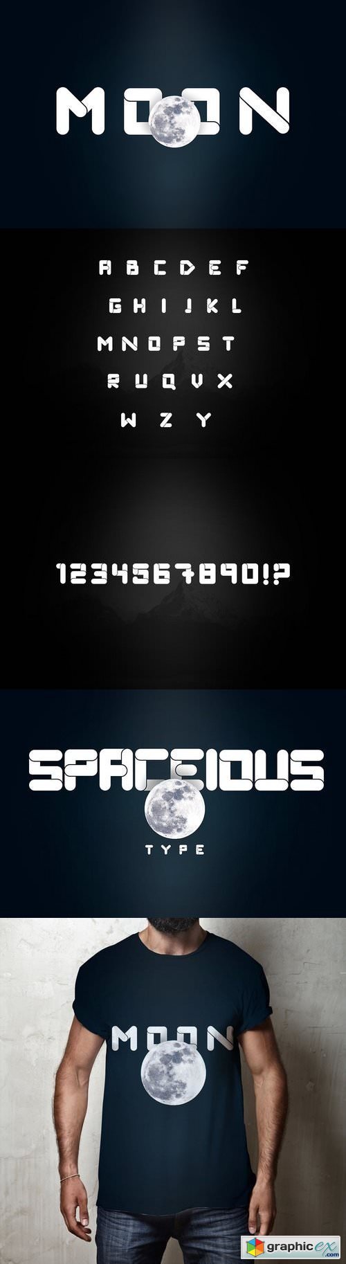 Spaceious All Caps Font