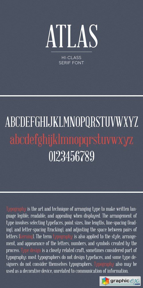 Atlas Serif Font