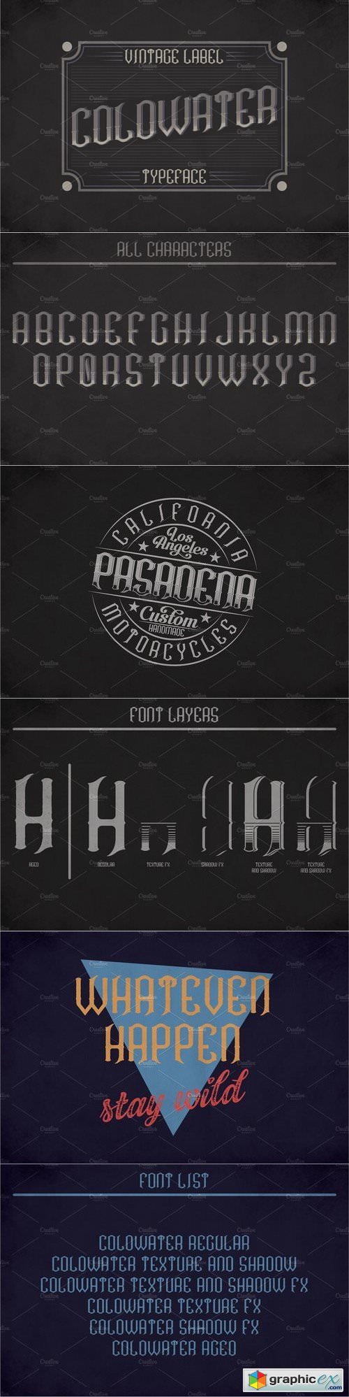 Coldwater Label Typeface