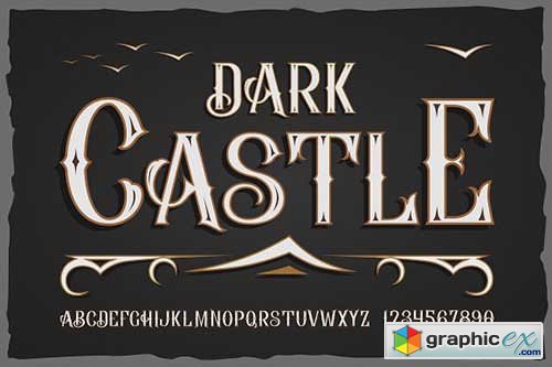 Dark castle - otf font