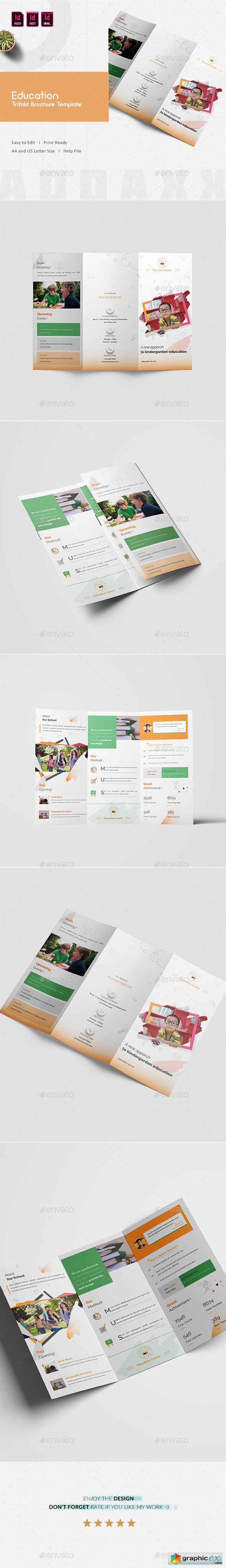 Education Trifold Brochure Template