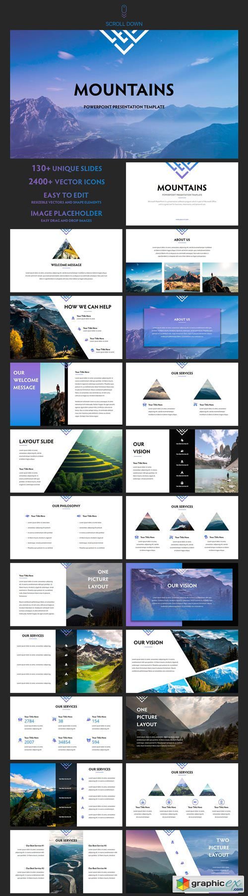 Mountains - Powerpoint Template