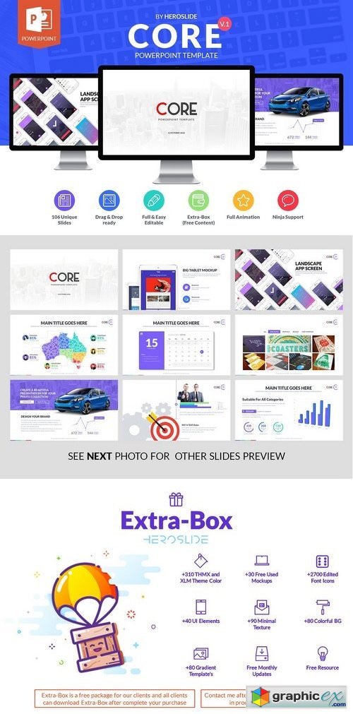 Core, Business Powerpoint Template