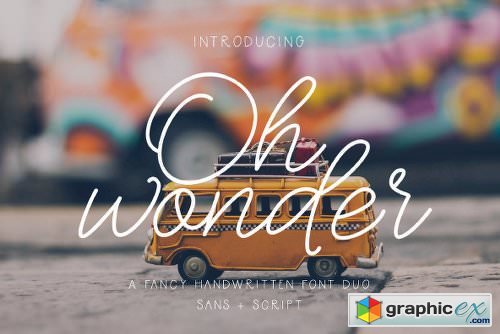 Oh Wonder Family - 4 Fonts