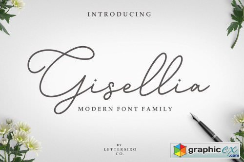 Gisellia - Modern Font Family